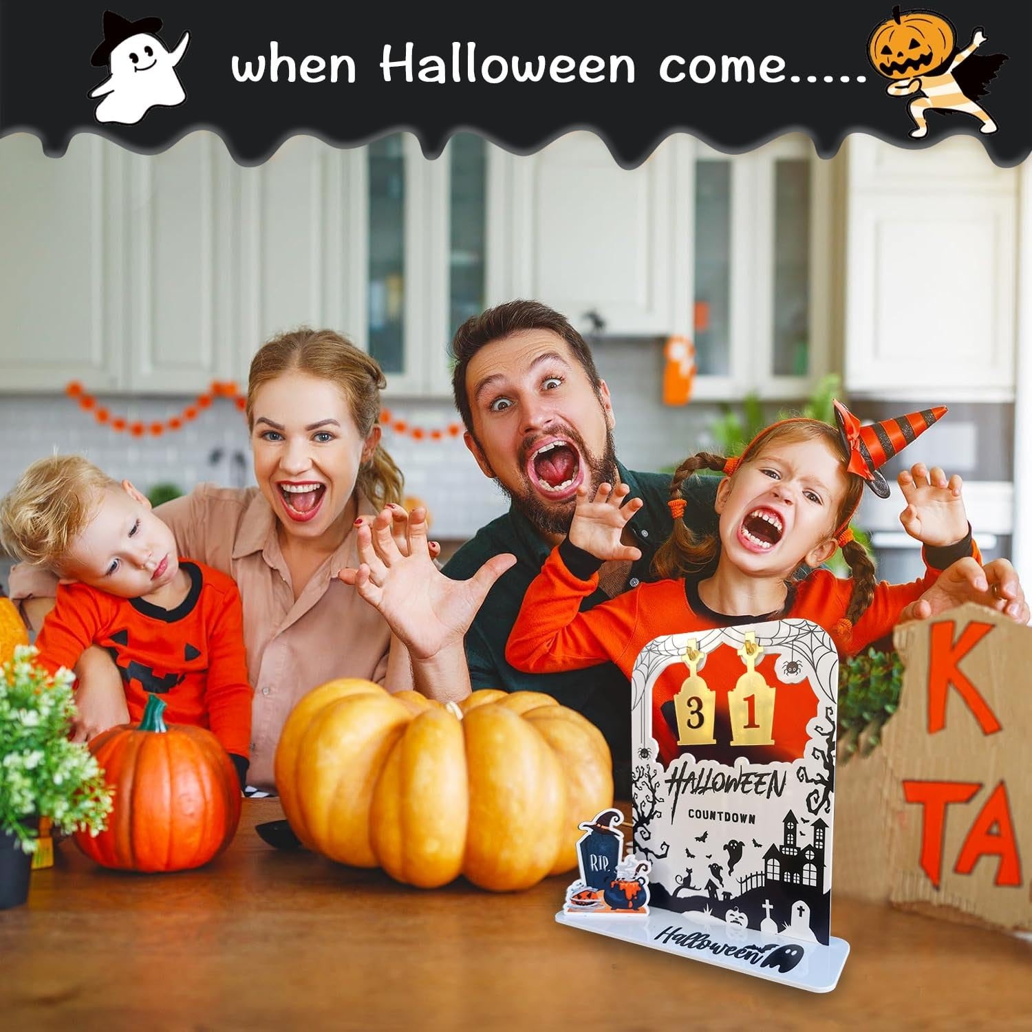 Halloween Advent Calendar 60 Days Halloween DIY Countdown Calendars Day of Th…