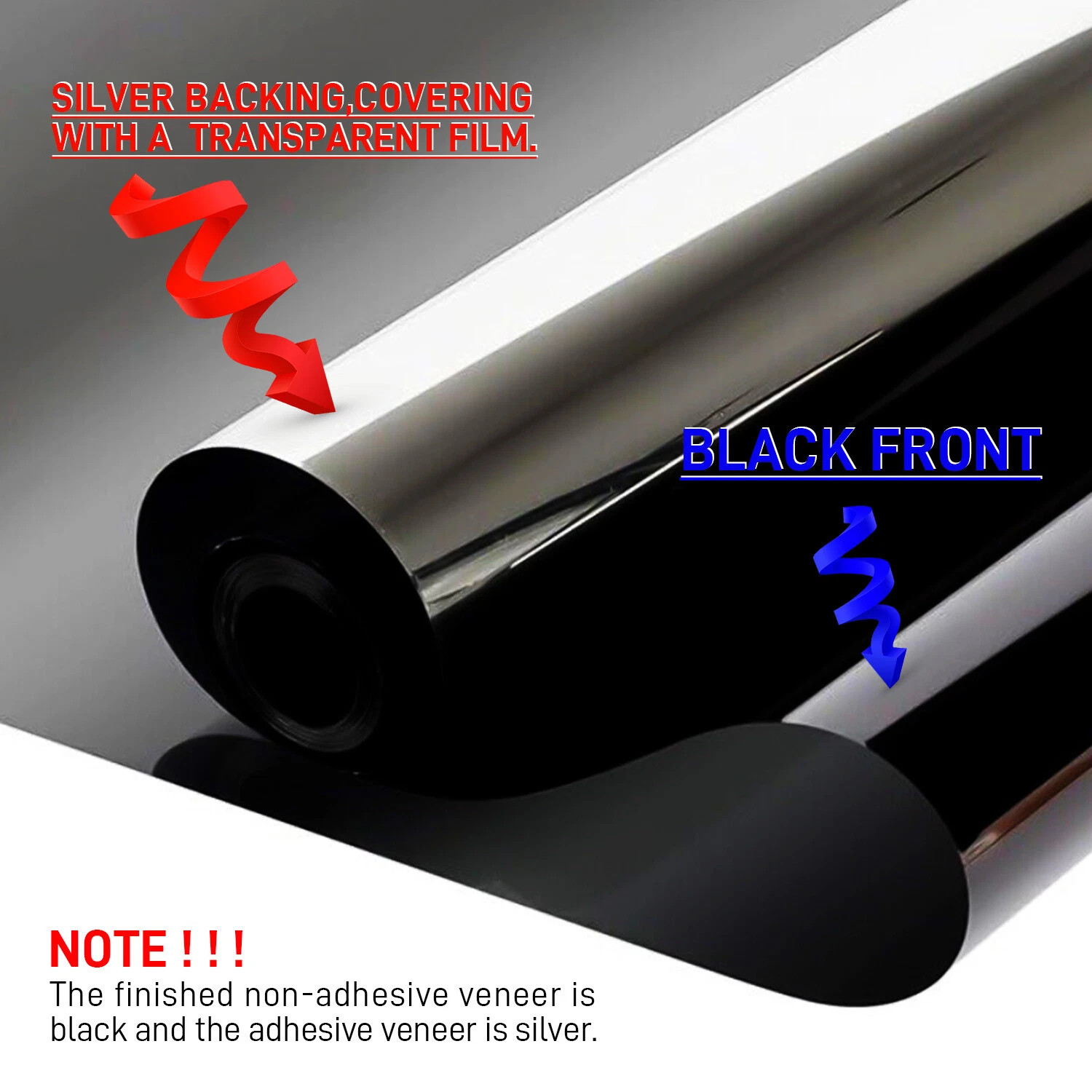Window Privacy Film One Way Sun Blocking Anti UV Reflective for Schools Stadiums