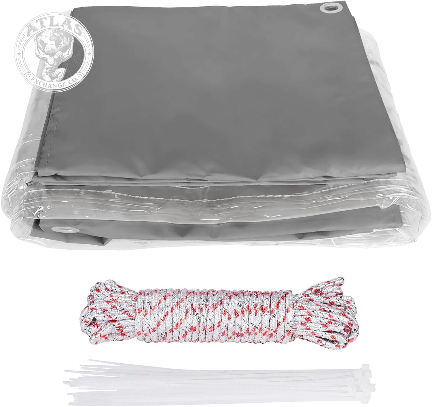 Clear Vinyl Curtains for Patio Enclosure, 23Oz Heavy Duty Waterproof Anti-Uv and