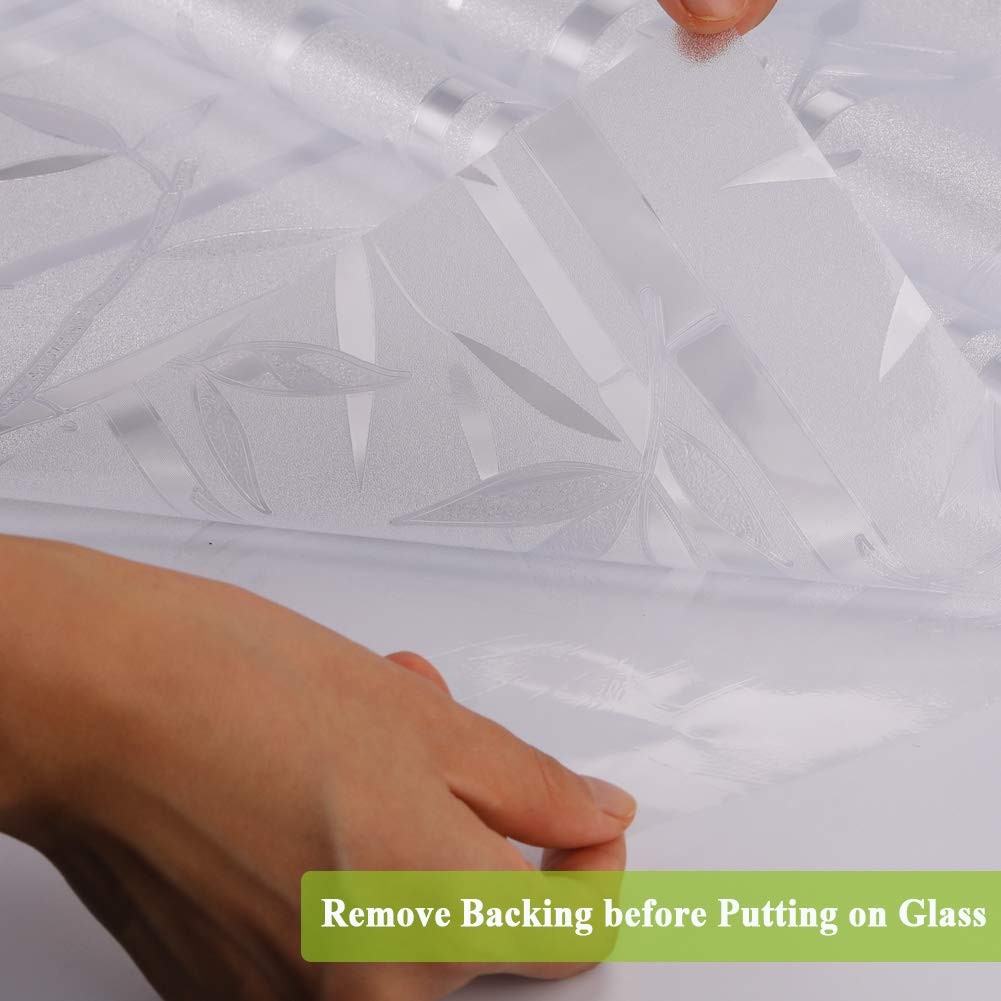 Stained Glass Window Film Privacy Static Cling Anti UV 35×78.7in