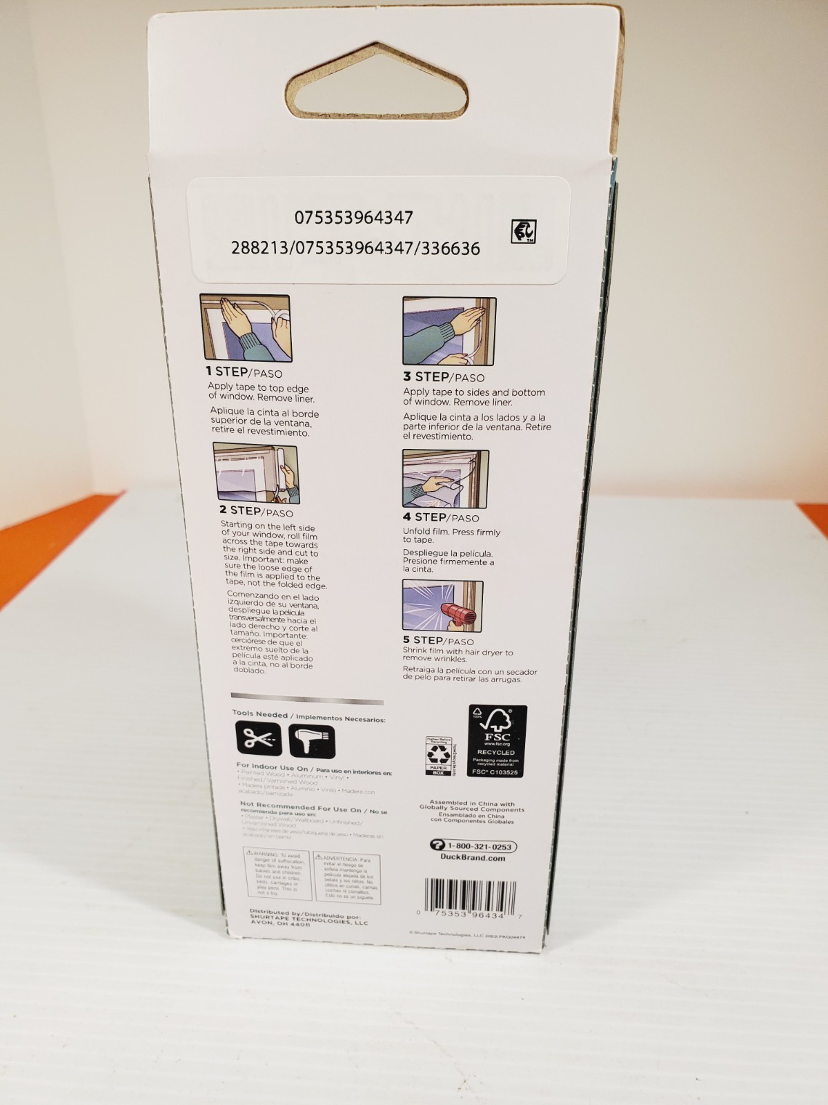 Duck Brand Window Insulation Kit – Winter Seal Kit Fits up to 10 Windows