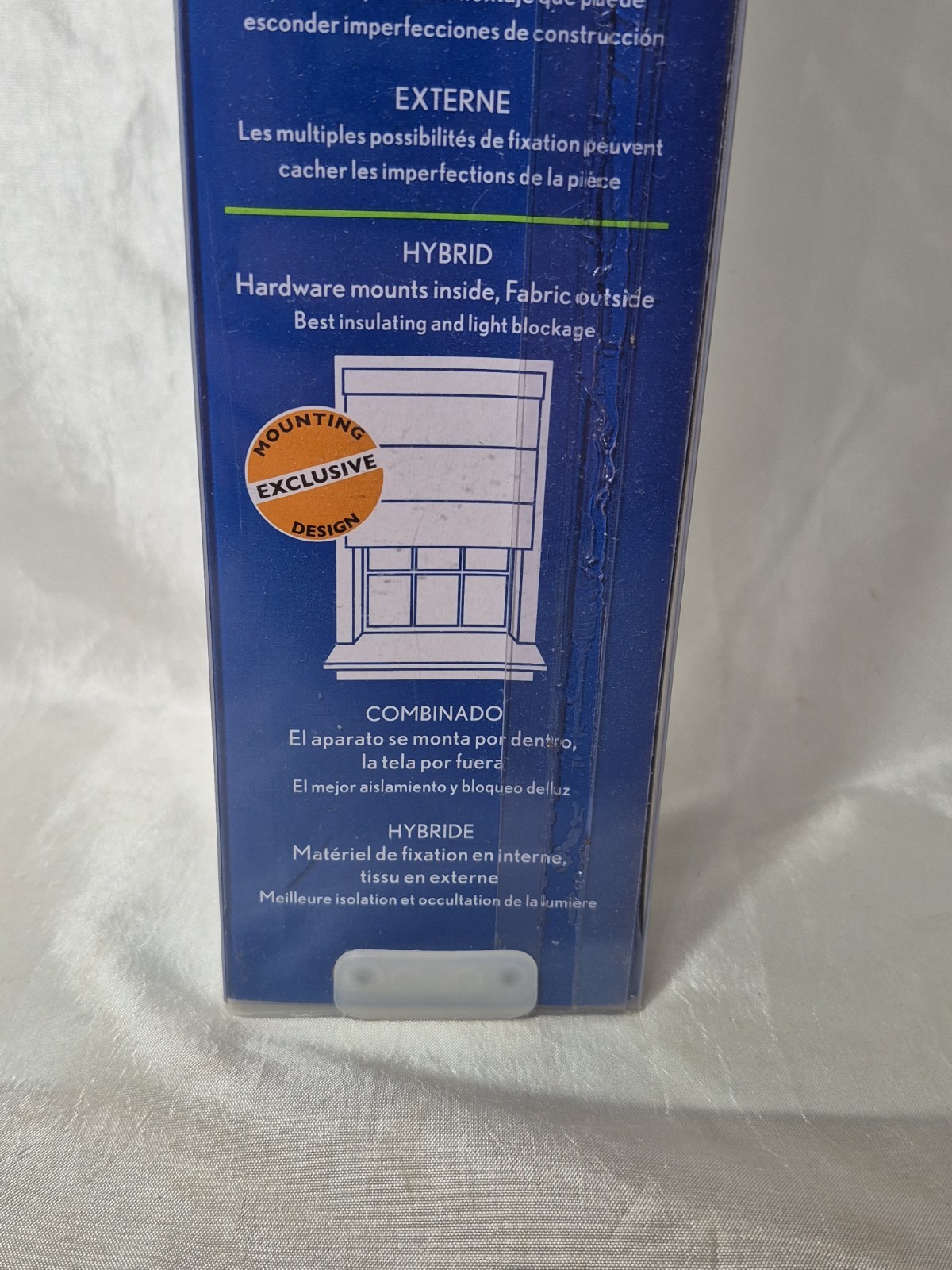 Brand New 27″ x 64″ Cordless Kenney Insulating Roman Shade Khaki Blind NIB