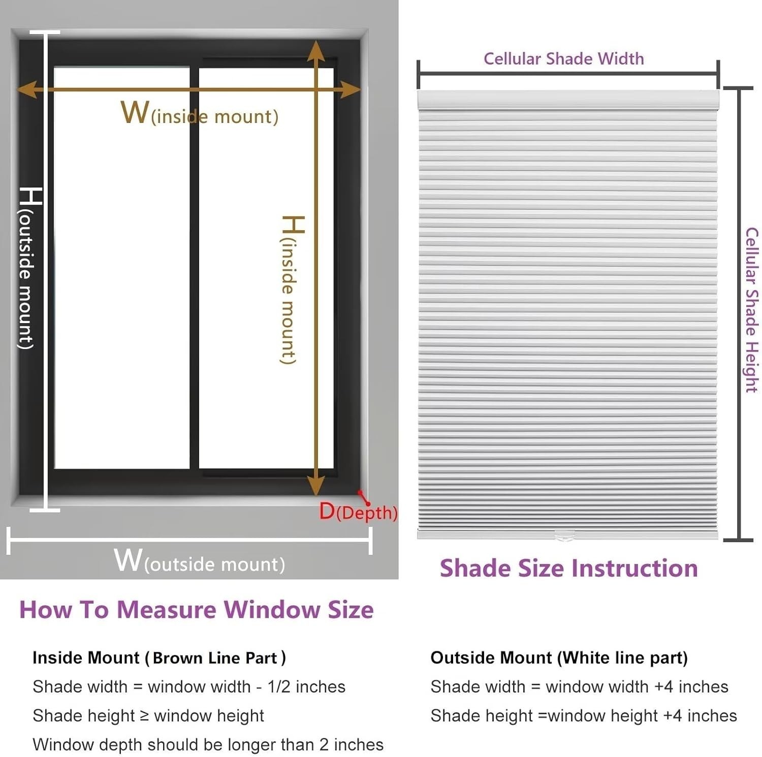CUSTOM CUT Honeycomb Light Filtering Cordless Cellular Shade Home Decorators