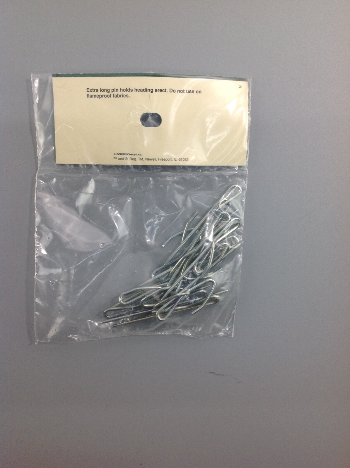 Kirsch 3.0″ Slip-In Long Pin-on Heading Hooks 14 Count for Curtains/ Drapes
