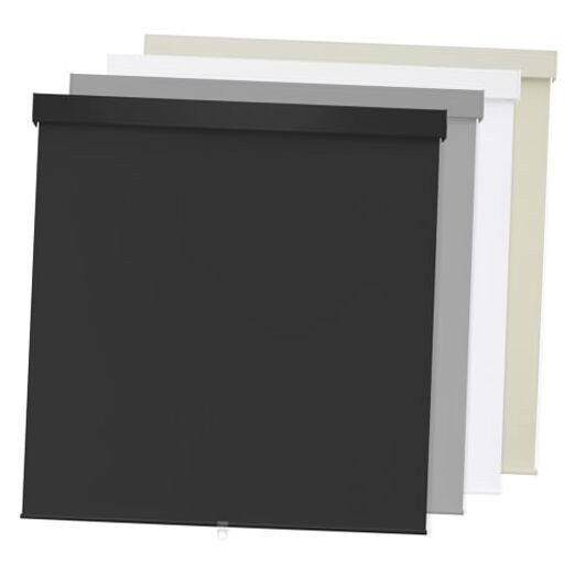 100%out Roller Shades Cordless Blinds for Indoor Windows,Free 23″W x 72″H Black