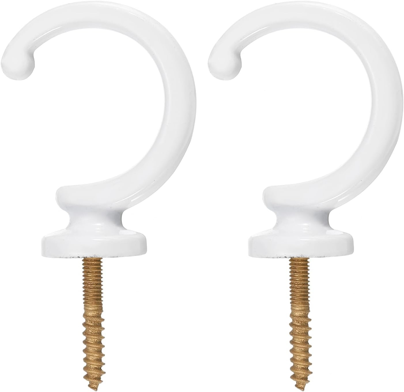 2Pcs Curtain Holdback, Aluminum Alloy Wall Mounted Curtain Holders Drapery Tieba