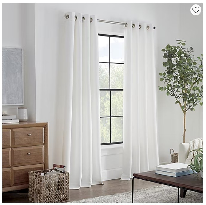 Linden Street Gwen Light-Filtering Single Panel Curtains – Choose Options –