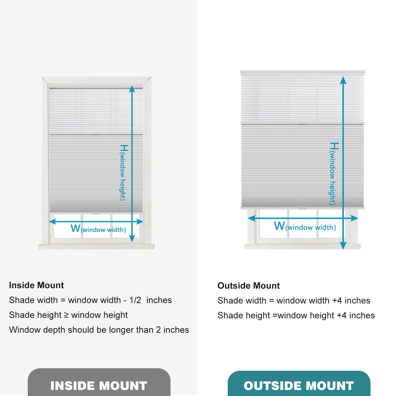 Changshade CUSTOM Blackout/Light Filtering Cellular Shade Double Honeycomb Blind