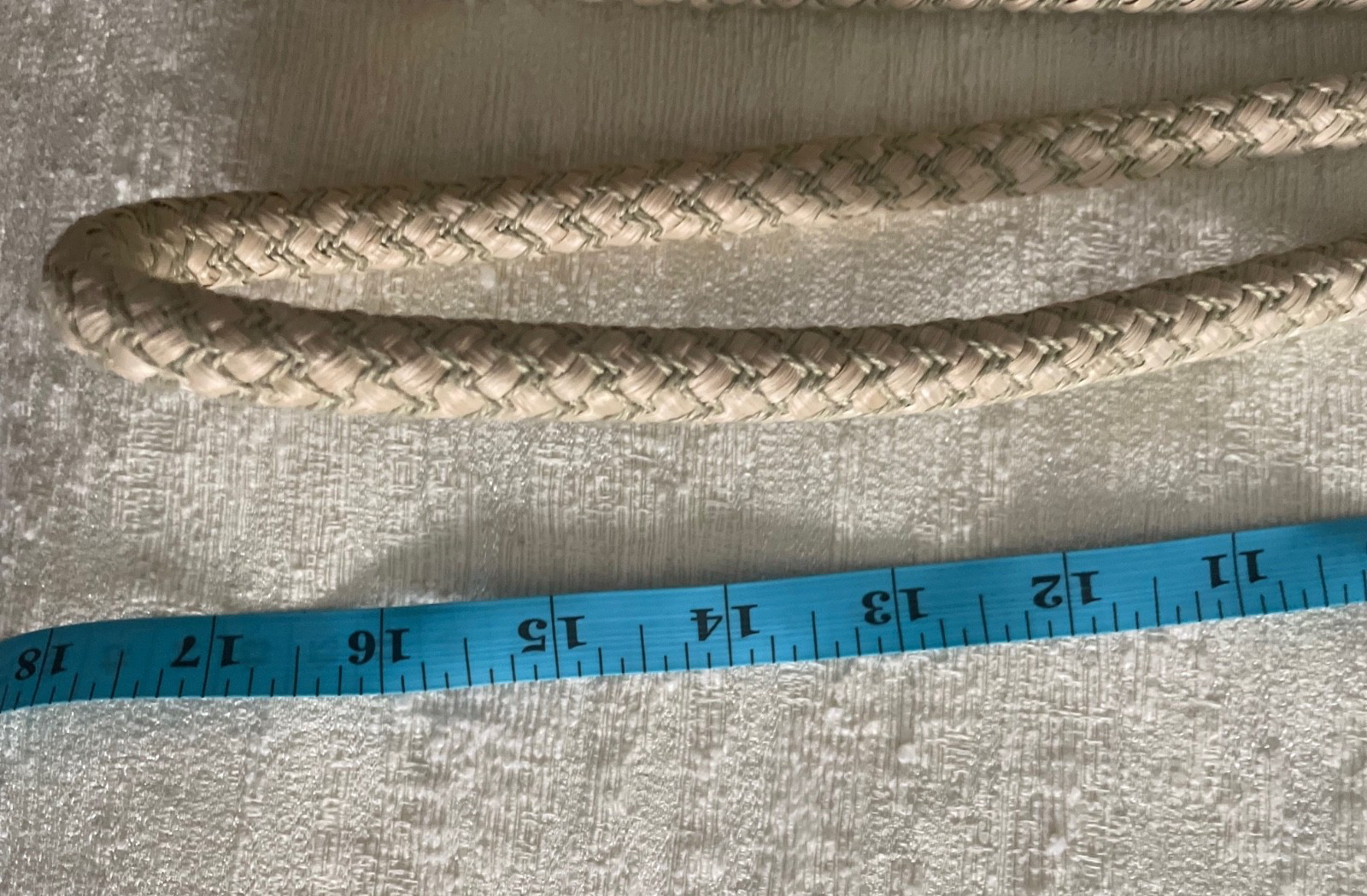SAMUEL & SONS Custom Order Tassel Tie Back Curtain Rope Holder Linen Burlap