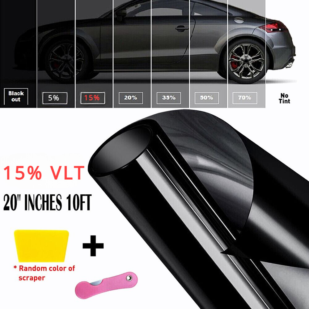 20″x10ft Uncut Roll Window Tint Film VLT 15% UV Block for Car/Home/Office Glass